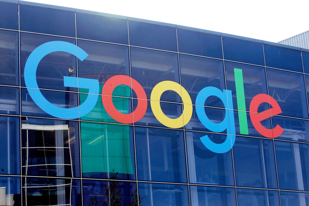 (Jeff Chiu | AP) In this Sept. 24, 2019, file photo a sign is shown on a Google building at their campus in Mountain View, Calif. The Justice Department is expected to file a lawsuit Tuesday alleging that Google has been abusing its online dominance in online search to stifle competition and harm consumers. The litigation marks the government’s most significant act to protect competition since its groundbreaking case against Microsoft more than 20 years ago. The suit could be an opening salvo ahead of other major government antitrust actions, given ongoing investigations of major tech companies including Apple, Amazon and Facebook at both the Justice Department and the Federal Trade Commission.