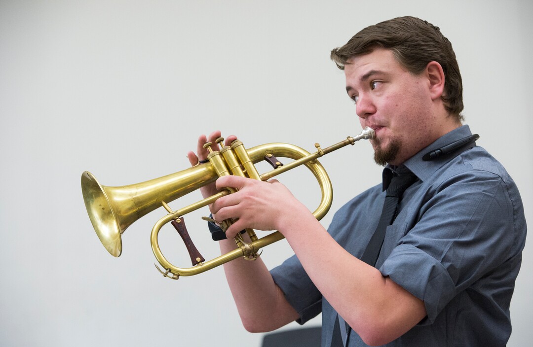 (Rick Egan  |  The Salt Lake Tribune)      Dixie State University music student James Hetrick is speaking out against the way the university has handled the recent terminations of music professor Ken Peterson and music department chair Glenn Webb.  Friday, April 6, 2018.