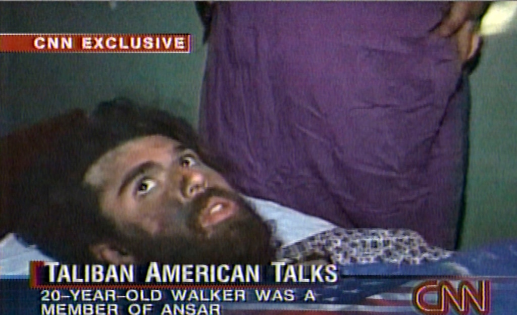 (CNN via AP file) In this image taken from video broadcast Dec. 19, 2001, John Walker Lindh is seen during an interview soon after his capture. According to CNN, the interview took place Dec. 2, 2001. Lindh, the young Californian who became known as the American Taliban after he was captured by U.S. forces in the invasion of Afghanistan in late 2001, was released Thursday, May 23, 2019, after nearly two decades in prison.