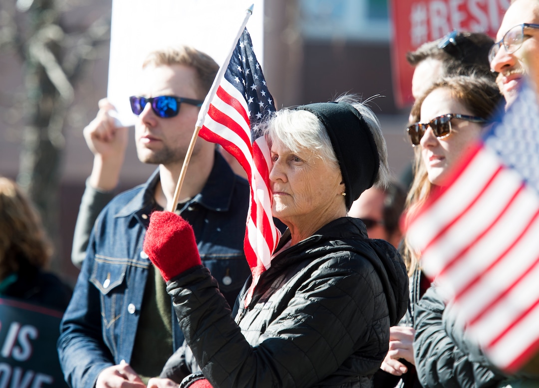 (Rick Egan  |  The Salt Lake Tribune)     A couple of hundred protesters gather at the Federal Building for the  "Rally for the Rule of Law" to urge Utah’s Members of Congress to prevent President Donald Trump from compromising the independence of Special Counsel Robert Mueller, at the Federal Building, Saturday, Nov. 10, 2018.