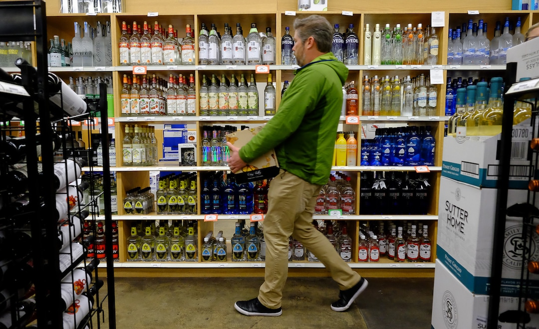 (Francisco Kjolseth  |  The Salt Lake Tribune)  The day before Thanksgiving is the busiest day of the year at Utah's state-run liquor stores, and the store in Cottonwood Heights at 1863 E. Fort Union Blvd., makes the most sales in the state.