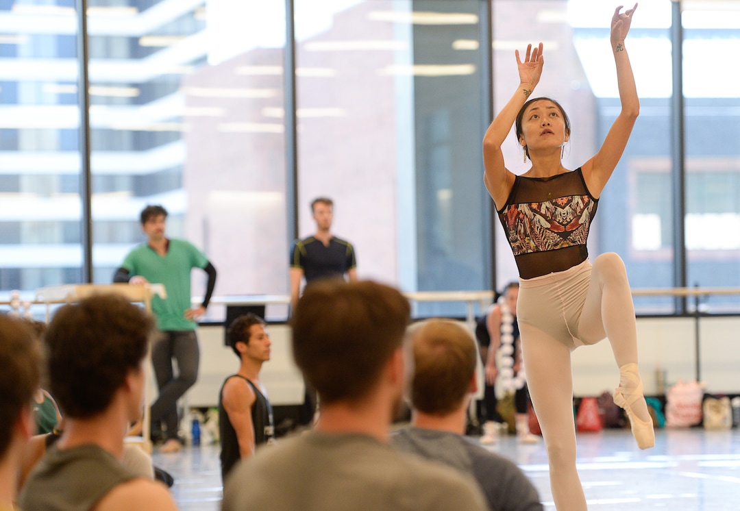 (Francisco Kjolseth  |  The Salt Lake Tribune)  Ballet West dancers present a 20-minute rehearsal performance of its upcoming "Le Chant du Rossignol," followed by a discussion of how to stage the 1925 production in a racially sensitive way.