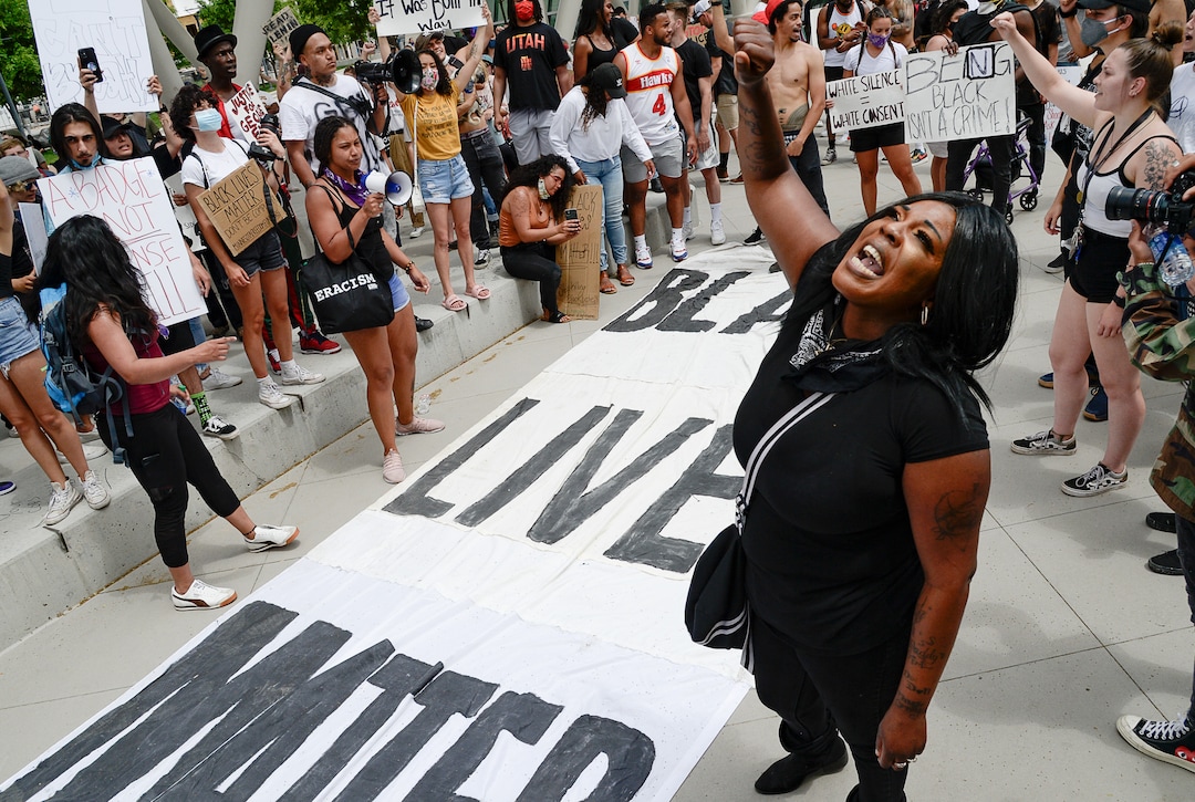 (Francisco Kjolseth  |  The Salt Lake Tribune) The death of Floyd help galvanize the Black Lives Matter movement nationally and in Utah.