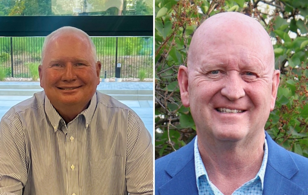 Bruce Turner, left, and Brett Hales, candidates in the 2025 Murray mayoral election.