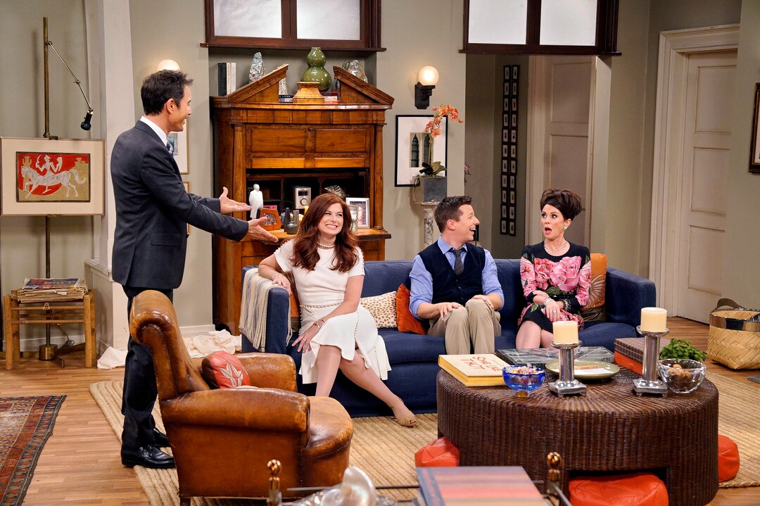 (Chris Haston/NBC) Eric McCormack as Will Truman, Debra Messing as Grace Adler, Sean Hayes as Jack McFarland and Megan Mullally as Karen Walker in “Will & Grace.”