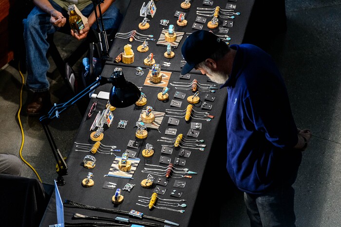 (Trent Nelson | The Salt Lake Tribune)  The fifth annual Indian Art Market at the Natural History Museum of Utah in Salt Lake City, Sunday October 15, 2017.