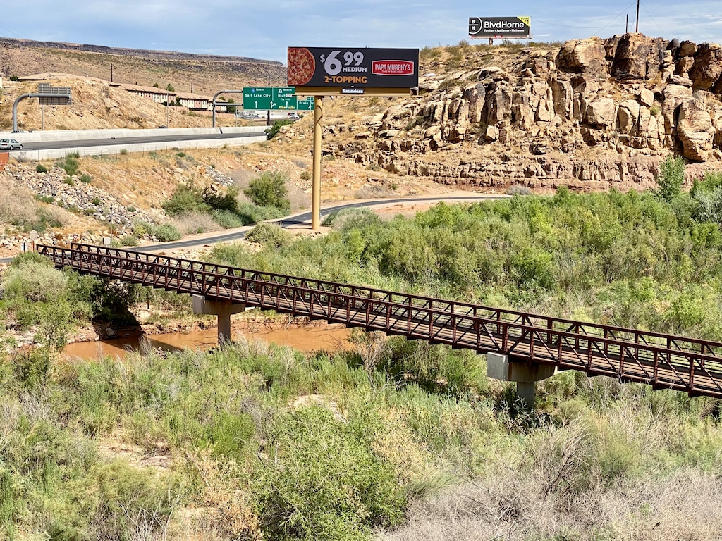 (Mark Eddington | The Salt Lake Tribune)  The Virgin River in St. George.