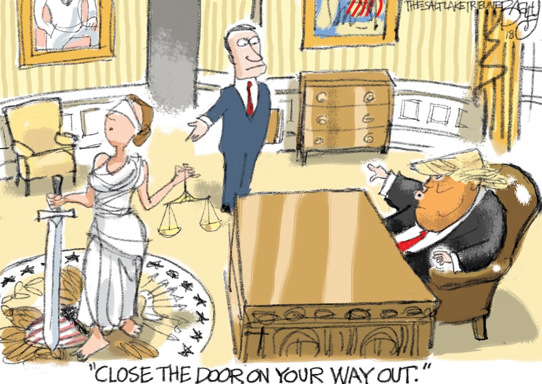 This Pat Bagley cartoon appears in The Salt Lake Tribune on Thursday, June 28, 2018.