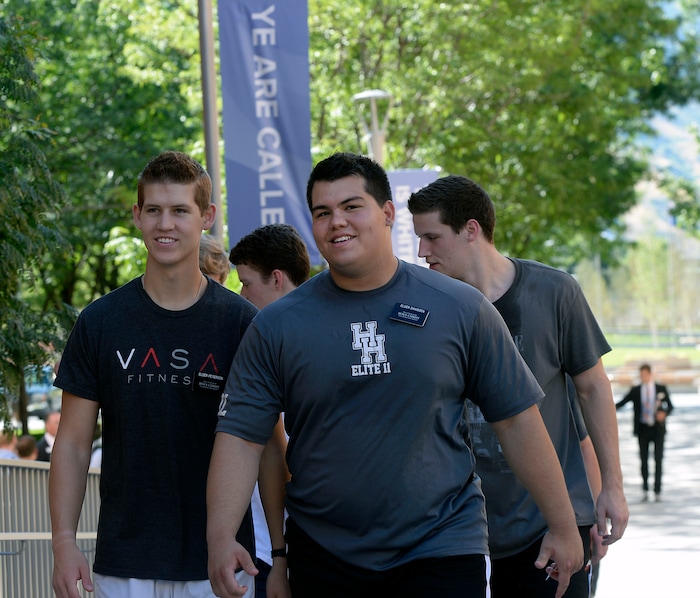 Al Hartmann  |  The Salt Lake TribuneMissionaries wear regular clothes during prep day at the Missionary Training Center in Provo Wednesday July 26.  