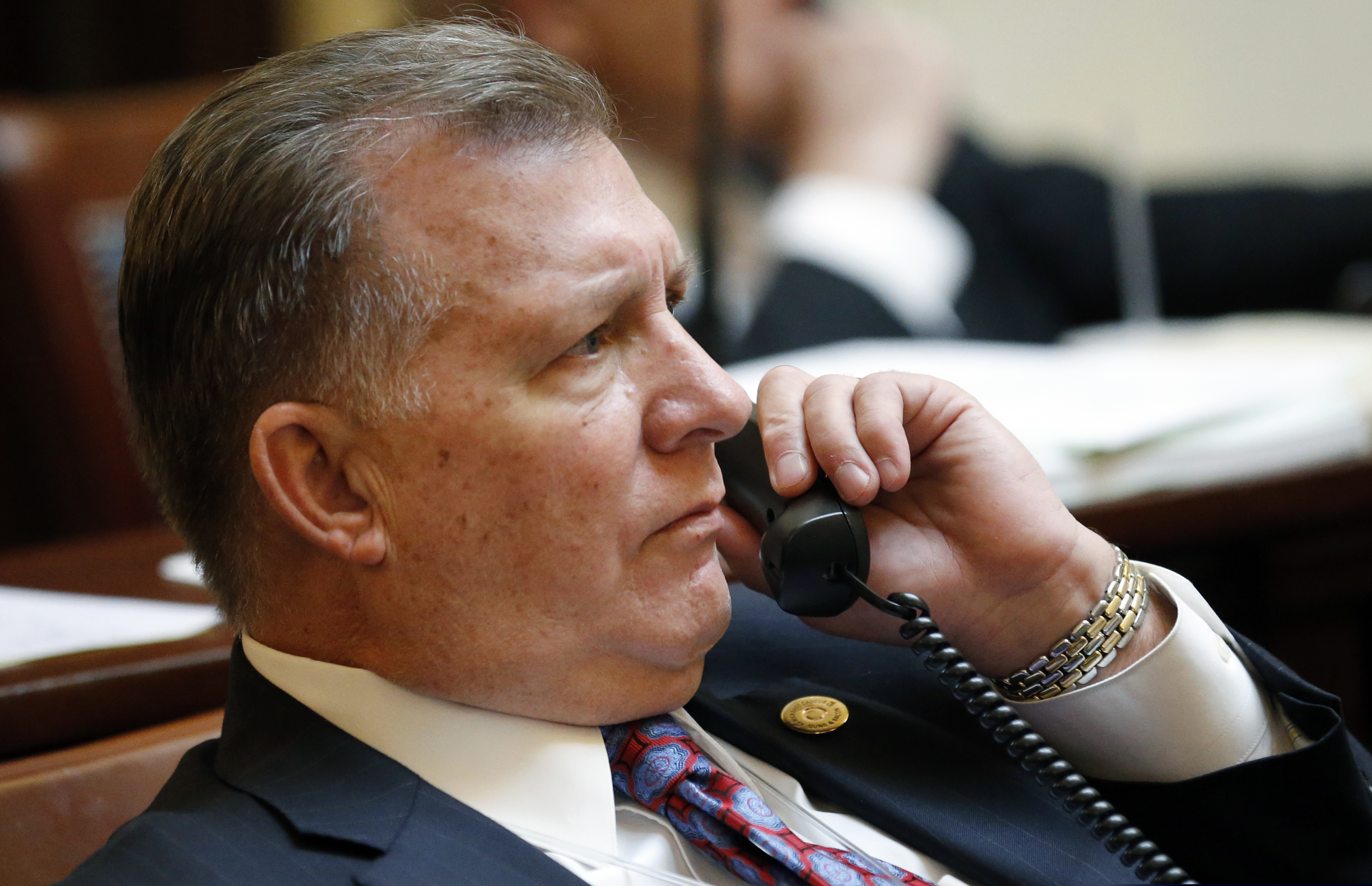 (Rick Bowmer | AP photo)

In this Jan. 31, 2018, photo, shows Provo Republican Sen. Curt Bramble on the Senate floor at the Utah State Capitol, in Salt Lake City.