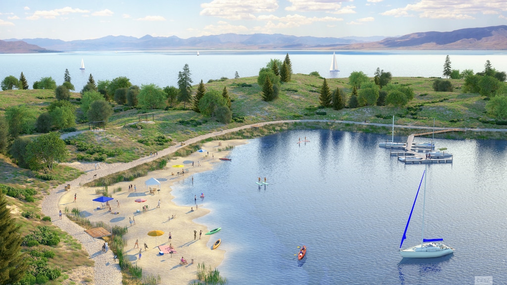 Lake Restoration Solutions | Recreational Island (Concept Art)