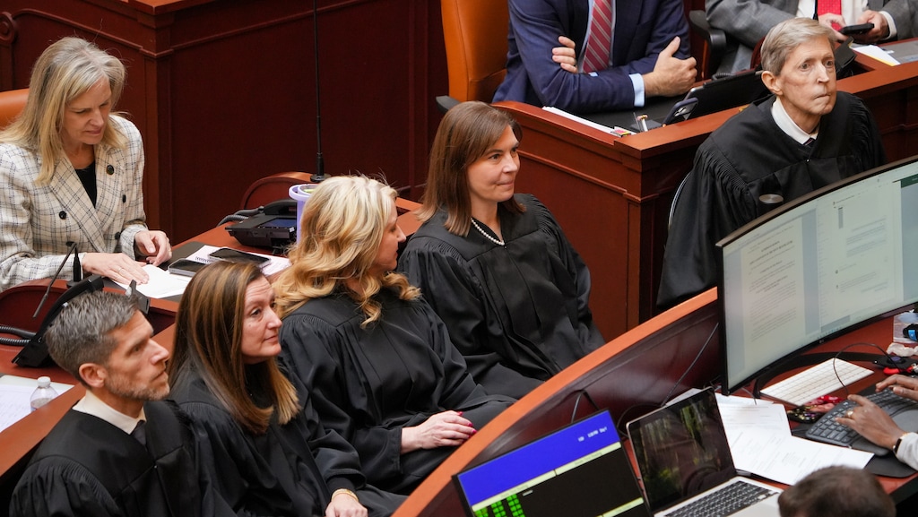 (Chris Samuels | The Salt Lake Tribune) Members of the Utah Supreme Court attend the State of the Judiciary at the Capitol in Salt Lake City, Tuesday, Jan. 20, 2026.