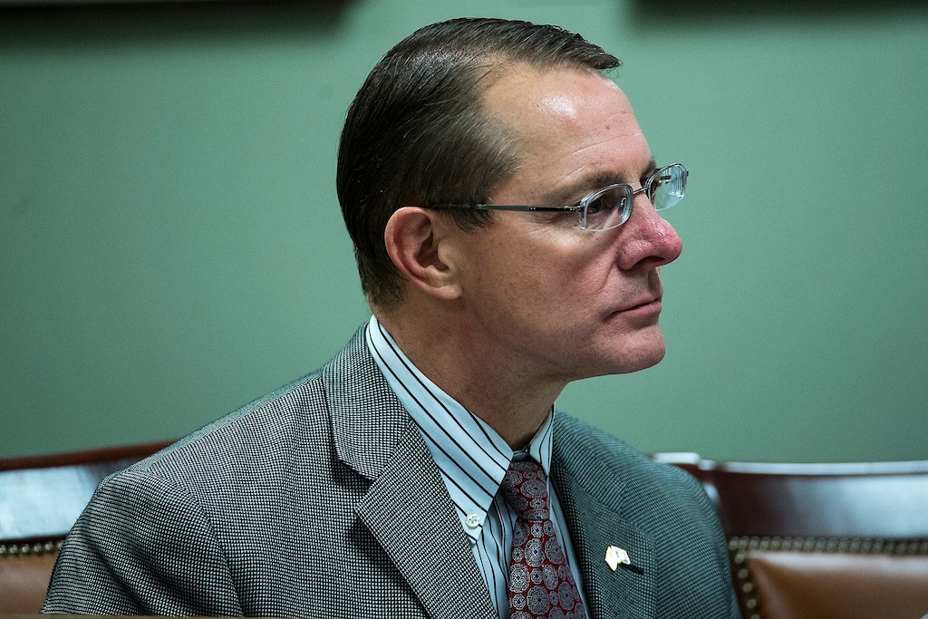 (Chris Detrick  |  The Salt Lake Tribune) Rep. Ken Ivory, R-West Jordan, listens during a House Judiciary Standing Committee meeting at the Utah Capitol on Tuesday, Jan. 30, 2018.
