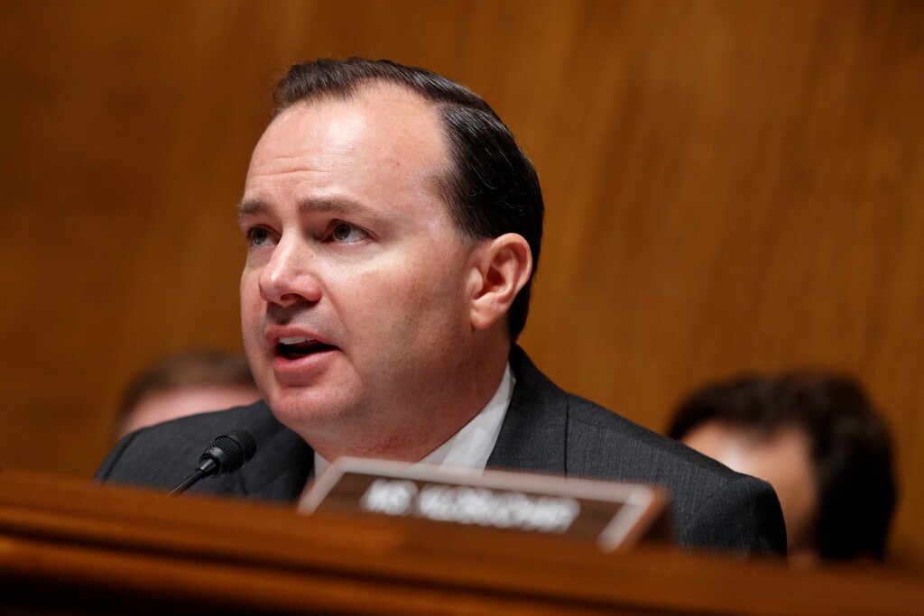 (Evan Vucci | AP file photo) Senate Antitrust, Competition Policy and Consumer Rights subcommittee Chairman Sen. Mike Lee, R-Utah, speaks on Capitol Hill in Washington, Wednesday, Dec. 7, 2016.