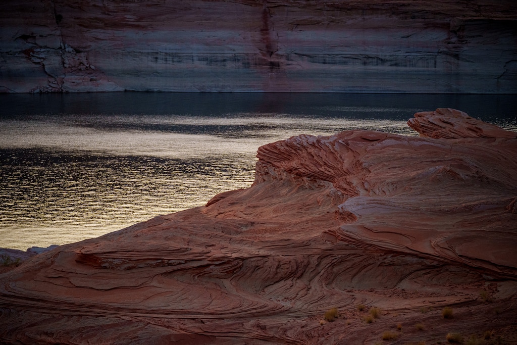 (Trent Nelson  |  The Salt Lake Tribune) The Colorado River north of Glen Canyon Dam in Page, Ariz., on Tuesday, May 20, 2025.