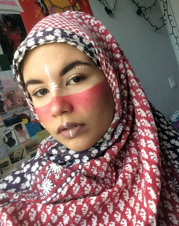 (Lynne Sladky | The Associated Press) This July 19, 2017 selfie photo provided by Theo Ramos, 15, shows him in Homestead, Fla. In the summer of 2017, Theo changed in a different way. Raised loosely Catholic, Theo met a Muslim classmate and did some research. “I didn’t want to remain ignorant,” he explained. “I started reading.”