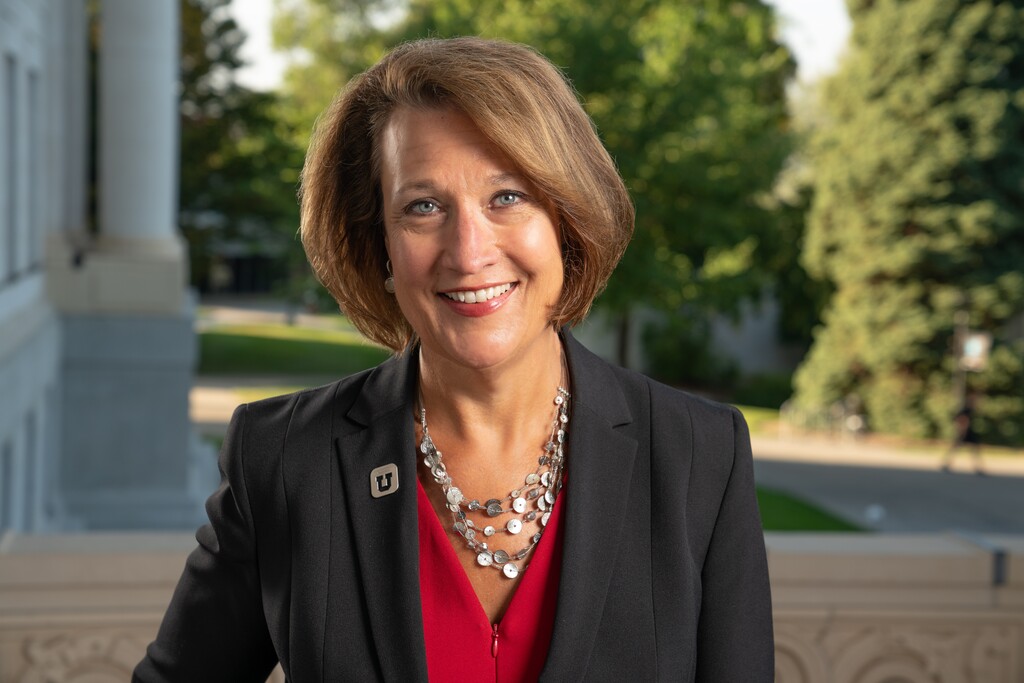 (Photo courtesy of University of Utah) Ruth V. Watkins is the president of the University of Utah.