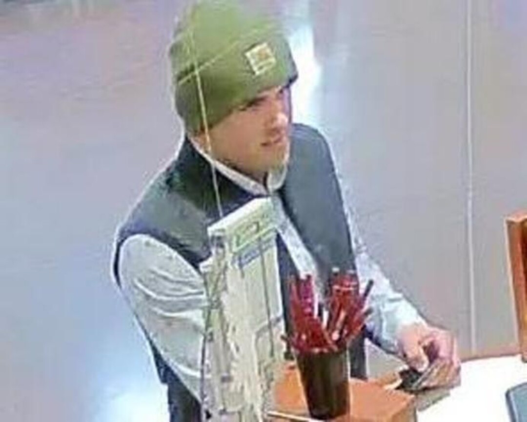 (Photo courtesy of the FBI) This photo shows the Band-Aid Bandit on Dec. 9.