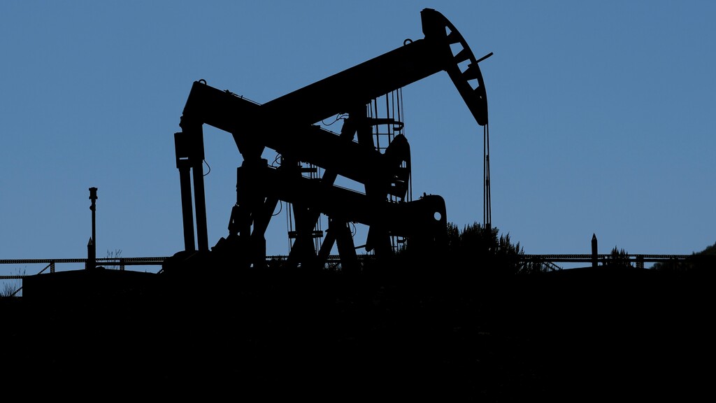 (Rick Bowmer | Associated Press) Pumpjacks dip their heads to extract oil in a basin south of Duchesne, Utah in 2023. The oil and natural gas industry is the largest industrial emitter of methane in the United States, and the Biden administration has proposed a rule that would fine operators for excess emissions.