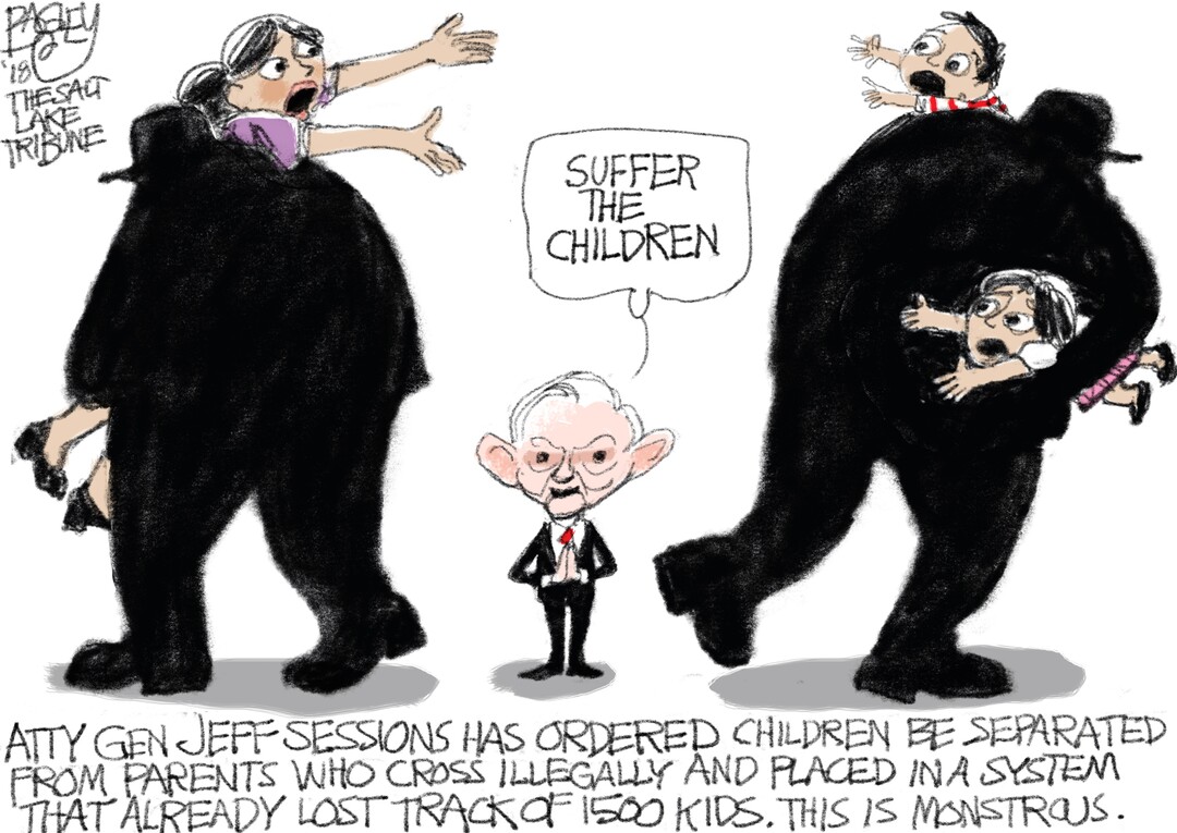 This Pat Bagley cartoon appears in The Salt Lake Tribune on Sunday, May 27, 2018.