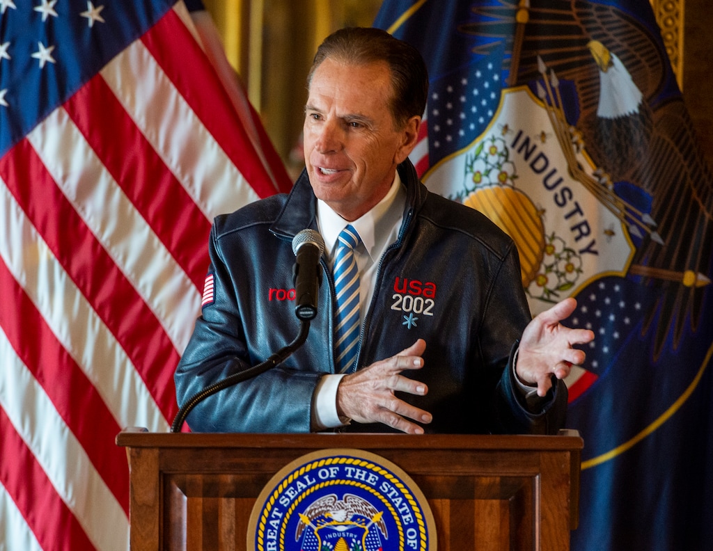 (Rick Egan  |  The Salt Lake Tribune)  Fraser Bullock, president and CEO of Salt Lake City-Utah Committee for the Games, says the state will be watching Tokyo Summer Games organizers very closely in terms of what kind of budget cuts they will make to help offset heavy financial losses by the postponement of the 2020 Olympics due to the pandemic.