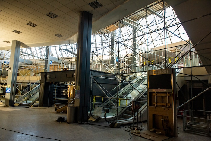 (Rick Egan | The Salt Lake Tribune)  The old Terminal 1 at the Salt Lake International Airport sits vacant, as it is prepared for demolition, to make way for the expansion of the new terminals, on Tuesday, Nov. 24, 2020.