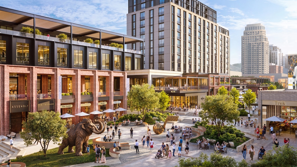 (Smith Entertainment Group) Renderings of the downtown sports, entertainment, culture and convention district.