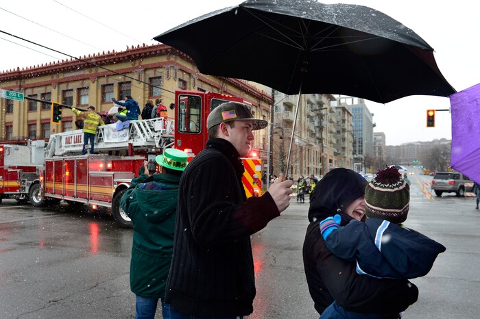 (Scott Sommerdorf | The Salt Lake Tribune) Salt Lake City celebrates Irish heritage with its 40th annual St. Patrick’s Day Parade on Saturday, March 17, 2018.