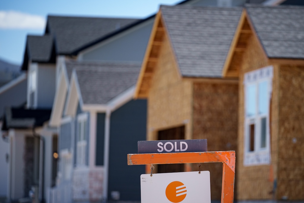 (Trent Nelson  |  The Salt Lake Tribune) Homes in Riverton's Mountain Ridge neighborhood on Friday, May 3, 2024.
