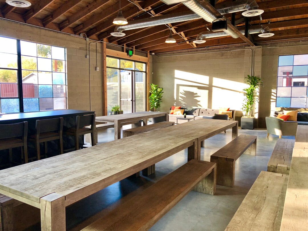 (Courtesy photo) Salt Lake City's new T.F. Brewing features long communal tables, reminiscent of what's found in many German bars.