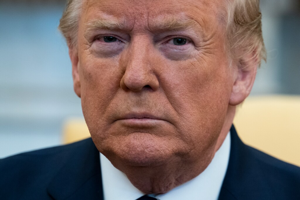 (Evan Vucci | AP) In this Jan. 27, 2020, file phoot President Donald Trump listens during a meeting with Israeli Prime Minister Benjamin Netanyahu in the Oval Office of the White House in Washington. The most improbable of presidents, Donald Trump reshaped the office and shattered its centuries-old norms and traditions while dominating the national discourse like no one before.