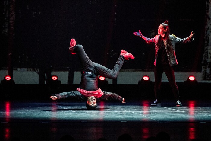 (Photo courtesy of Tim Norris) The Hip Hop Nutcracker, shown being performed at Dolby Theatre in Los Angeles on Nov, 17, 2017, combines Tchaikovsky’s music and Hoffmann’s story with a breakdancing “B-boy Dream Team,” a DJ, an electric violinist, and an opening set from rapper Kurtis Blow. The show takes place at Eccles Theater in Salt Lake City on Nov. 21, 2019.
