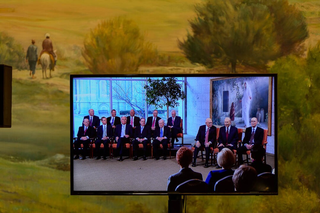 (Trent Nelson | The Salt Lake Tribune)  Russell M. Nelson addresses members of the LDS church, Tuesday January 16, 2018. Nelson was named the 17th president of the nearly 16 million-member Church of Jesus Christ of Latter-day Saints.