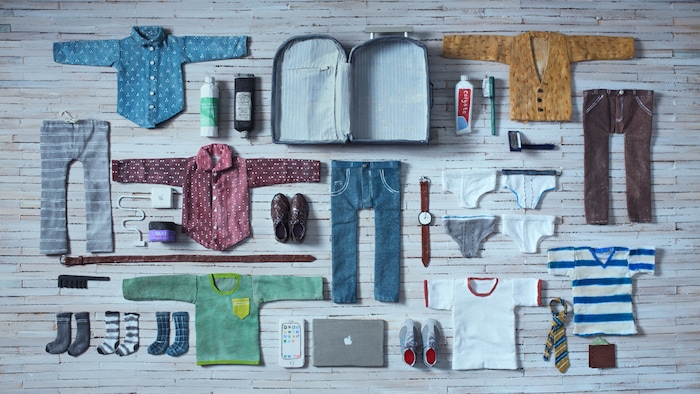 (Courtesy Shorts International) A son packs his luggage, and contemplates his bond with his father, in "Negative Space," "Dear Basketball," one of the five films nominated in the Animated Short Film category of the 90th annual Academy Awards.