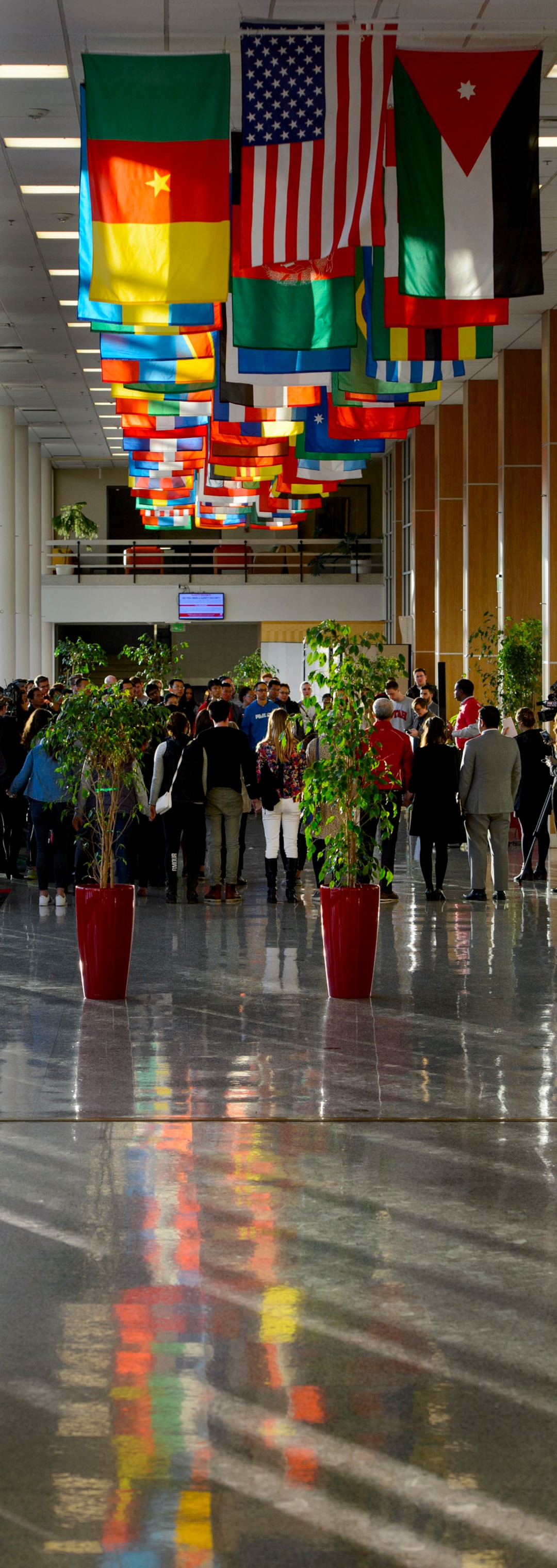 (Steve Griffin  |  The Salt Lake Tribune)  The Associated Students of the University of Utah hold a support gathering for students after University of Utah student ChenWei Guo was killed on campus during a attempted carjacking October 30, 2017. The gathering was held at the Union Ballroom on the University of Utah campus in Salt Lake City Tuesday October 31, 2017. 