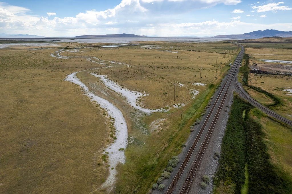 (Trent Nelson  |  The Salt Lake Tribune) Weber County property slated for an inland port on Thursday, Aug. 17, 2023.