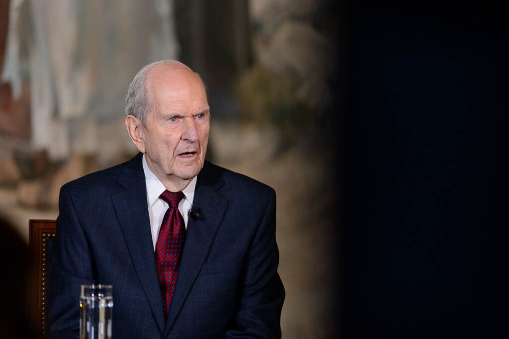(Trent Nelson | The Salt Lake Tribune)  Russell M. Nelson addresses members of the media at a news conference in the lobby of the Church Office Building in Salt Lake City, Tuesday January 16, 2018. Nelson was named the 17th president of the nearly 16 million-member Church of Jesus Christ of Latter-day Saints.