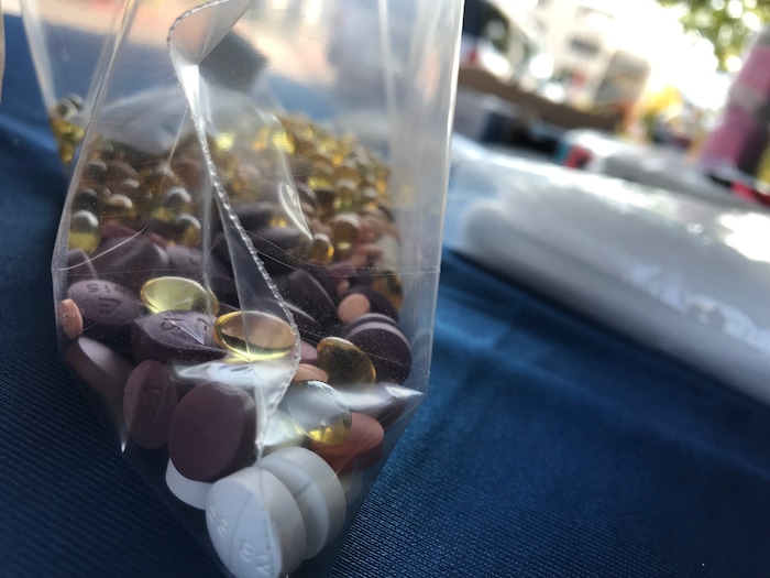 (Courtney Tanner | The Salt Lake Tribune) St. Mark's Hospital hosts an opioid and prescription medication drop off event on Saturday, Sept. 7, 2019.