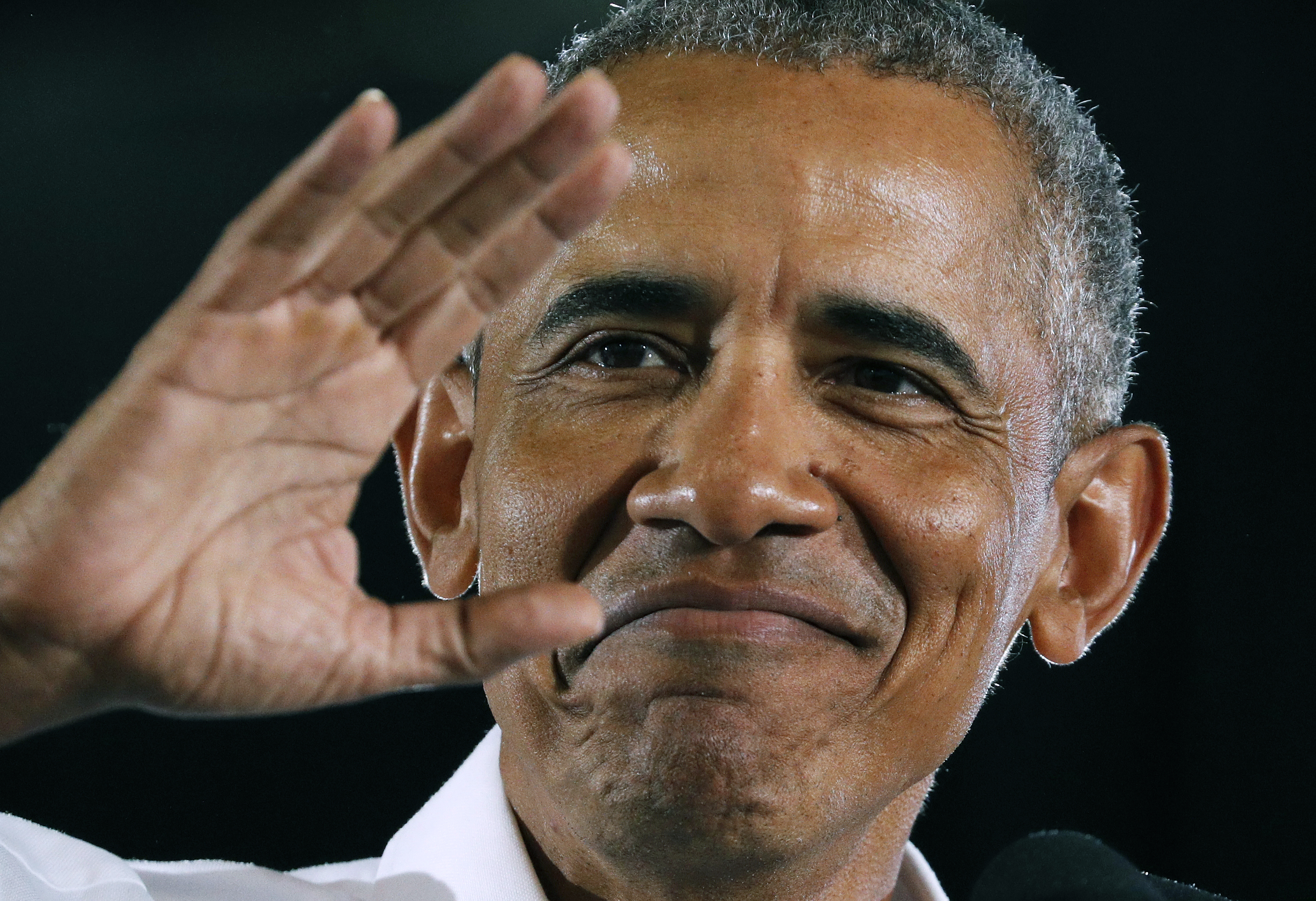 (John Locher | AP) Former President Barack Obama speaks at a rally in support of candidate for Senate Jacky Rosen and other Nevada Democrats, Monday, Oct. 22, 2018, in Las Vegas.