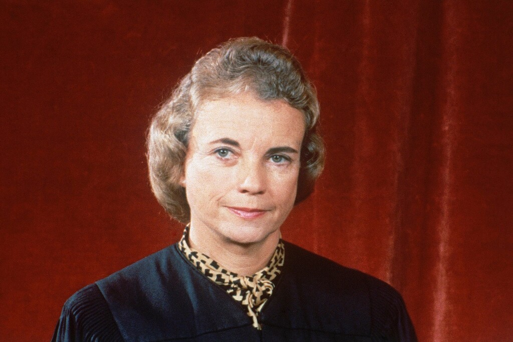 (AP) Supreme Court Associate Justice Sandra Day O'Connor poses for a photo in 1982. O'Connor who joined the Supreme Court in 1981 as the nation's first female justice, has died at age 93.