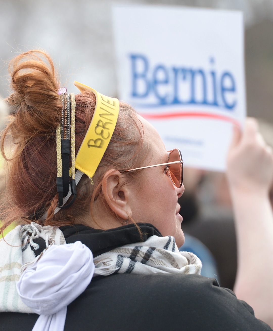 (Leah Hogsten  |  The Salt Lake Tribune) Vermont Sen. Bernie Sanders holds a rally at Utah State Fairpark, Mar. 2, 2020, one day before UtahÕs Super Tuesday primary.