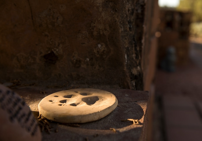 Leah Hogsten  |  The Salt Lake Tribune
Angels Rest is a three-acre cemetery for some 5,000 ÒplacementsÓ of dogs, cats, pigs, guinea pigs, birds and more features memorials of all kinds including wind chimes, painted rocks and personal effects. 
 Best Friends saves thousands of animals every year as the nation's largest no-kill sanctuary, encompassing some 3,700 acres about 5 miles outside Kanab.
