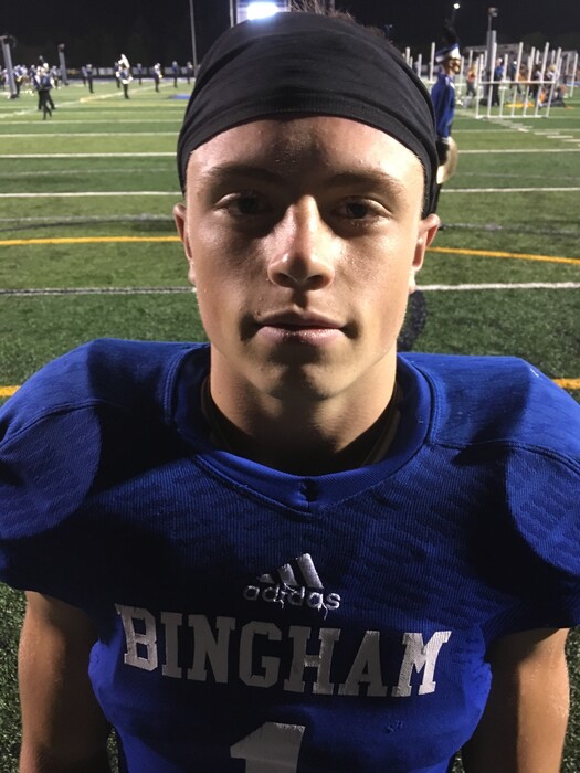 (Tom Wharton  |  For The Tribune) Braeden Wissler, Bingham High