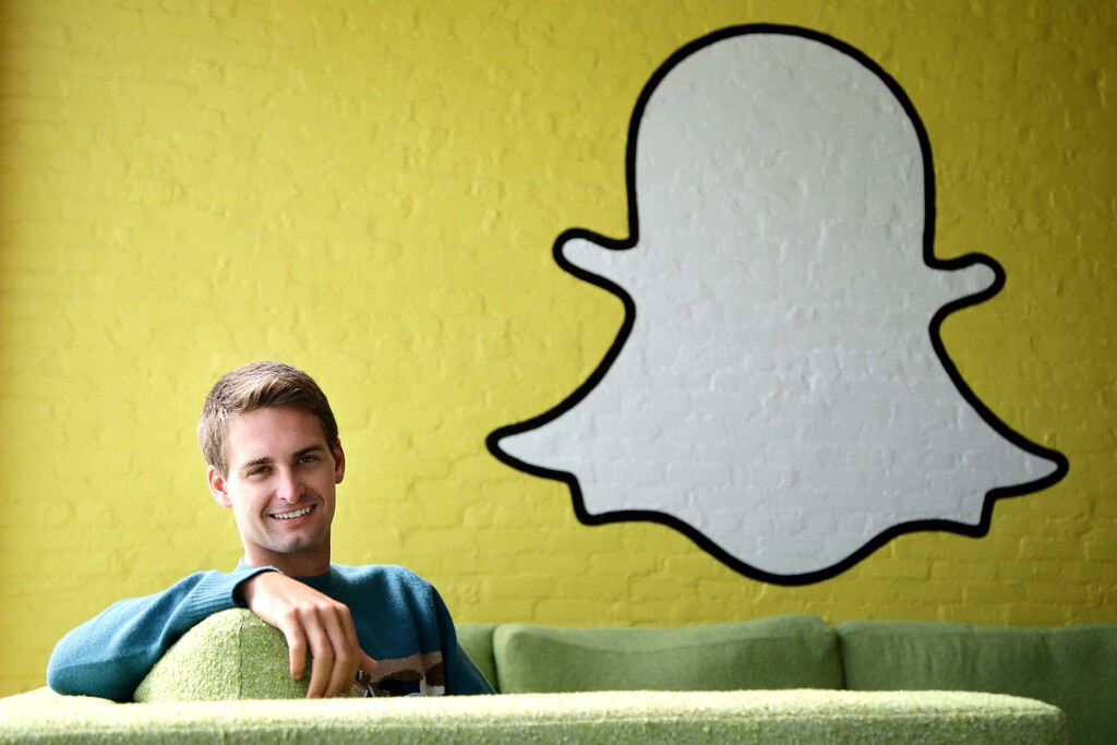 (Jae C. Hong | The Associated Press) In this Thursday, Oct. 24, 2013, file photo, Snapchat CEO Evan Spiegel poses for a photo in Los Angeles. Snap Inc. is listing the company’s valuation at up to $22 billion as it prepares for the tech industry’s biggest initial public offering in years. The parent company of SnapChat said in a regulatory filing Thursday, Feb. 16, 2017, that the IPO is likely to be priced between $14 and $16 per share.