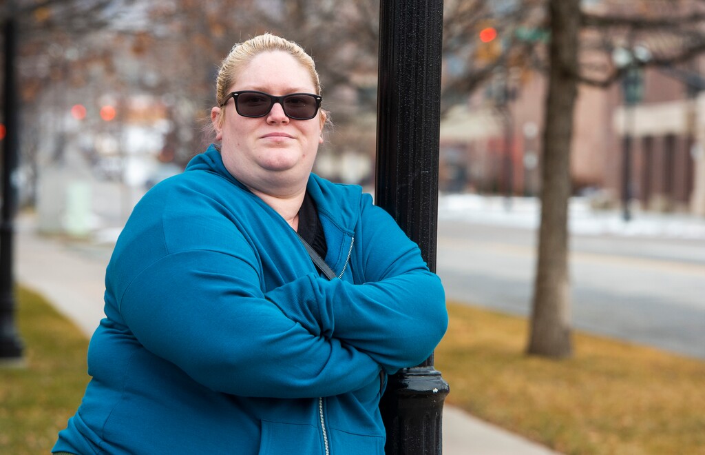 (Rick Egan | The Salt Lake Tribune) Nichole Anderson, an Ogden librarian, is on the hook for damage judgments brought by the Law Offices of Kirk Cullimore, for an eviction more than a year ago, Wednesday, Dec. 30, 2020.