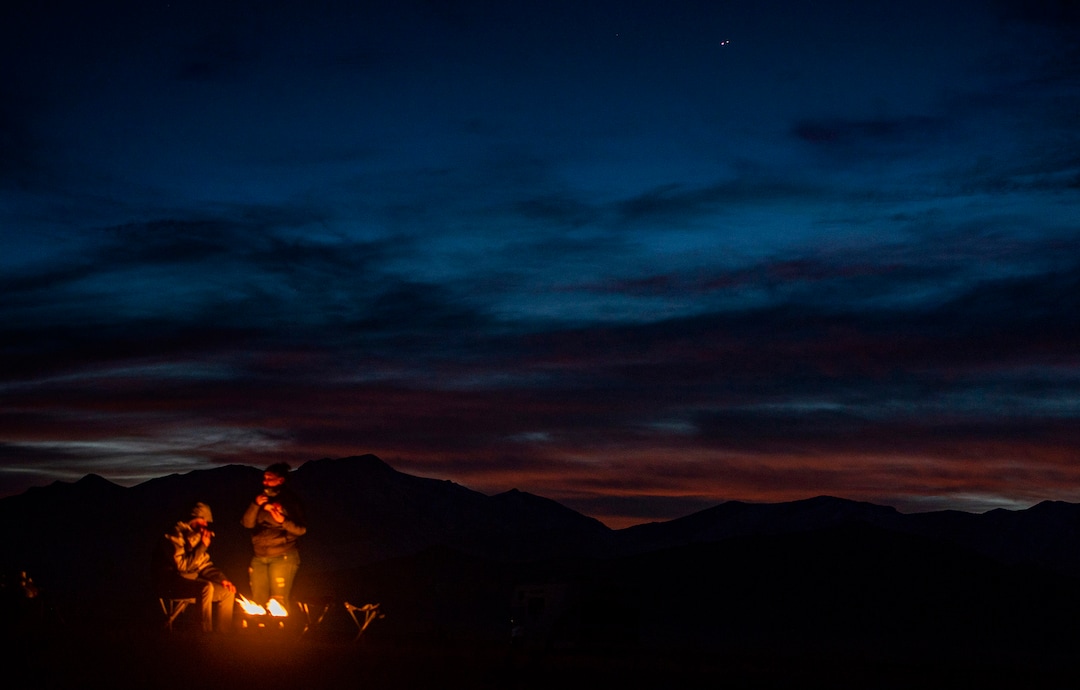 (Rick Egan | The Salt Lake Tribune)  Revelers celebrate a unique winter solstice near the famed Sun Tunnels sculpture in remote Utah's Great Basin Desert, on Monday, Dec. 21, 2020. For the first time in 800 years, Saturn and Jupiter align to create a single, bright point of light known as the "Christmas Star."