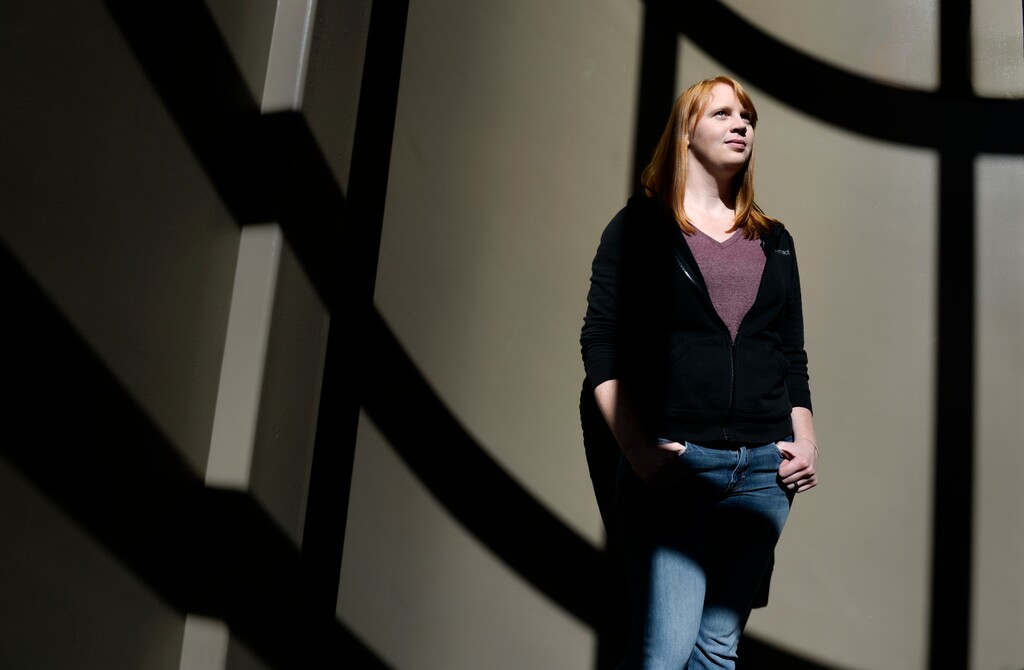 (Leah Hogsten  |  The Salt Lake Tribune)  Tilli Buchanan poses for a photo outside her attorney's office Sept. 25, 2019. A teachable moment on body positivity and acceptance to her stepchildren resulted in a lewdness charge for Tilli Buchanan.