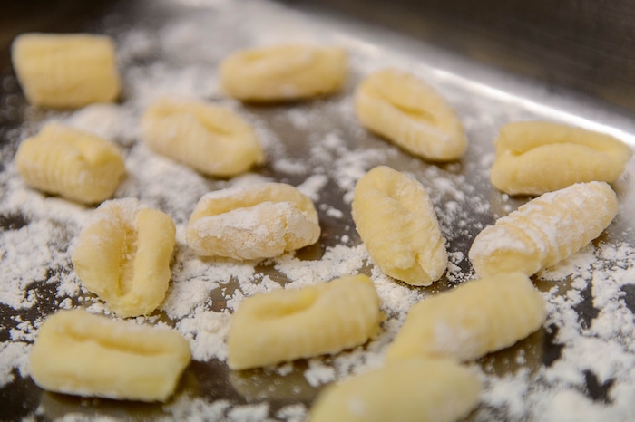 (Trent Nelson | The Salt Lake Tribune)  Gnocchi is made during a class at Argentinas Best Empanadas in Salt Lake City.
