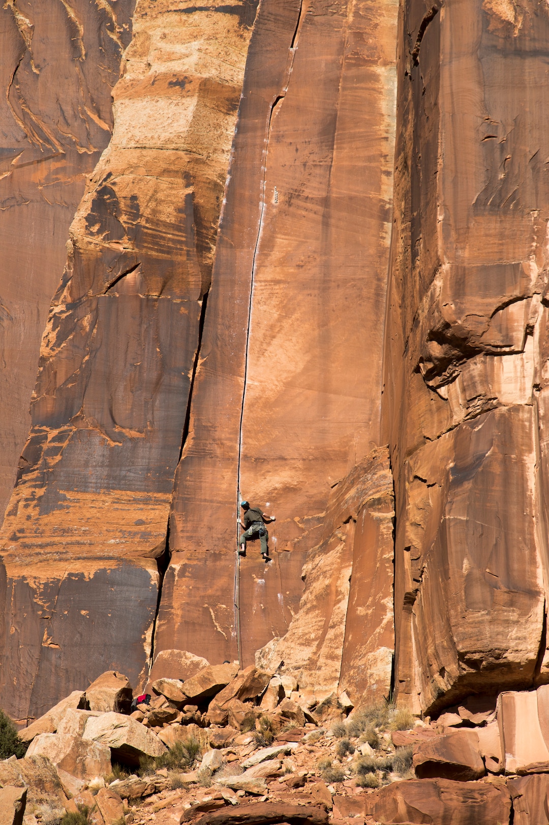 (Rick Egan  |  Tribune file photo)  Climbers at Indian Creek, Friday, December 30, 2016.