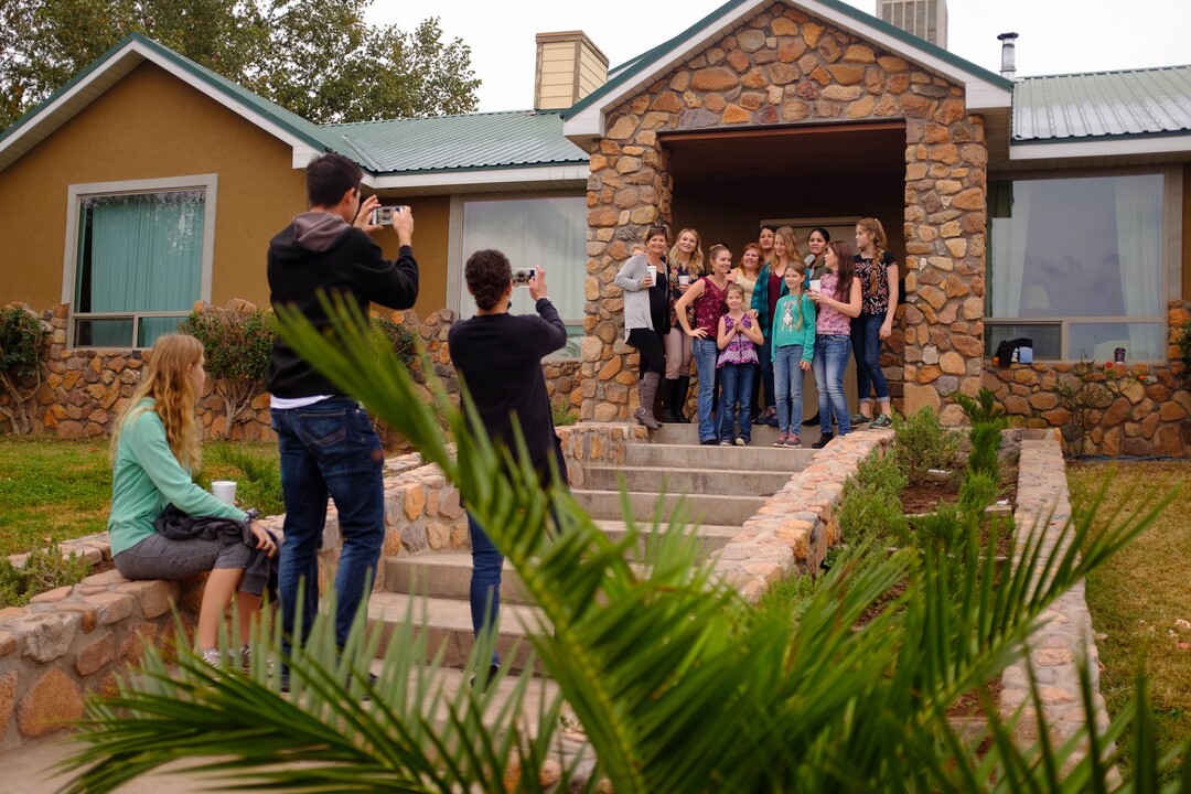 (Trent Nelson  |  The Salt Lake Tribune)As they prepare to depart for another funeral, relatives of Dawn Langford pose for a photo in La Mora, Sonora on Friday Nov. 8, 2019.
